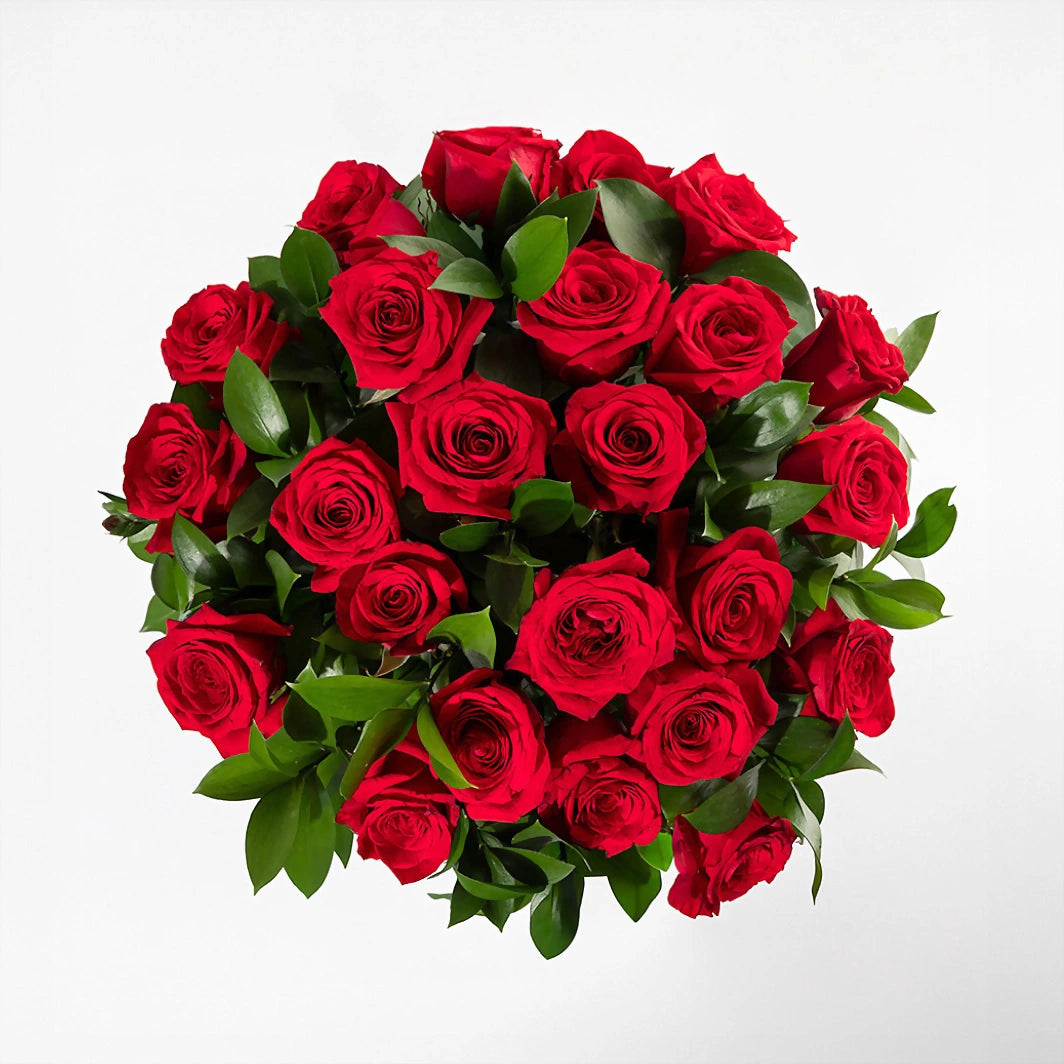 Classic Love Bouquet with 24 Red Roses