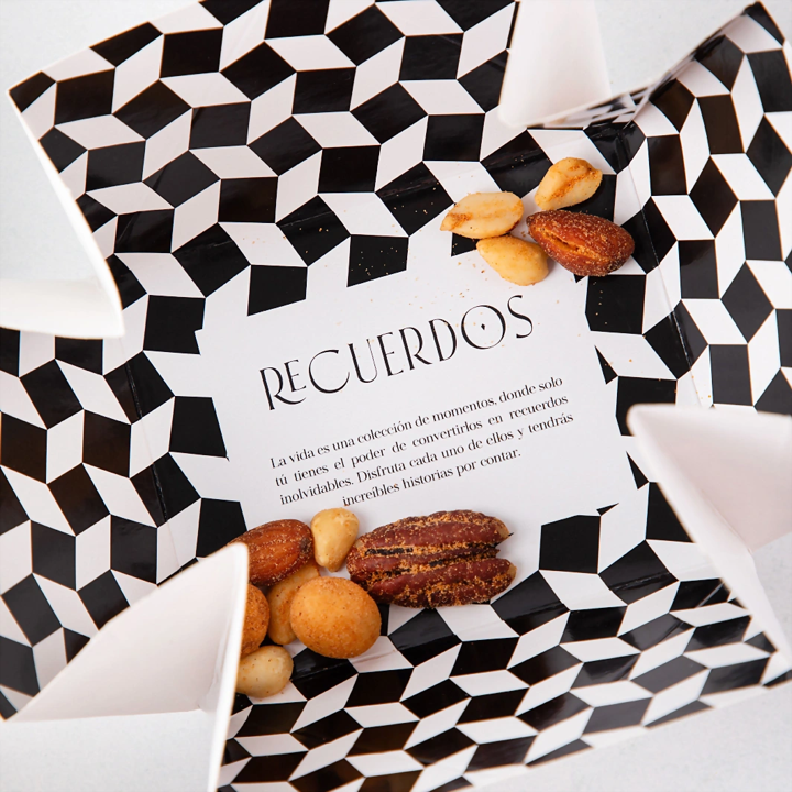 Personalized Red Wine with a “Thank You” Label and Snacks