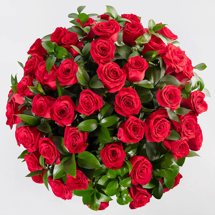 Classic Love with 50 Red Roses