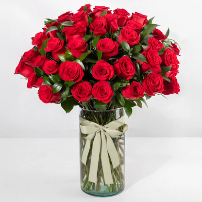 Classic Love with 50 Red Roses