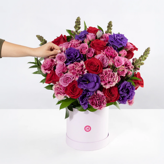 Roses and Lisianthus Arrangement